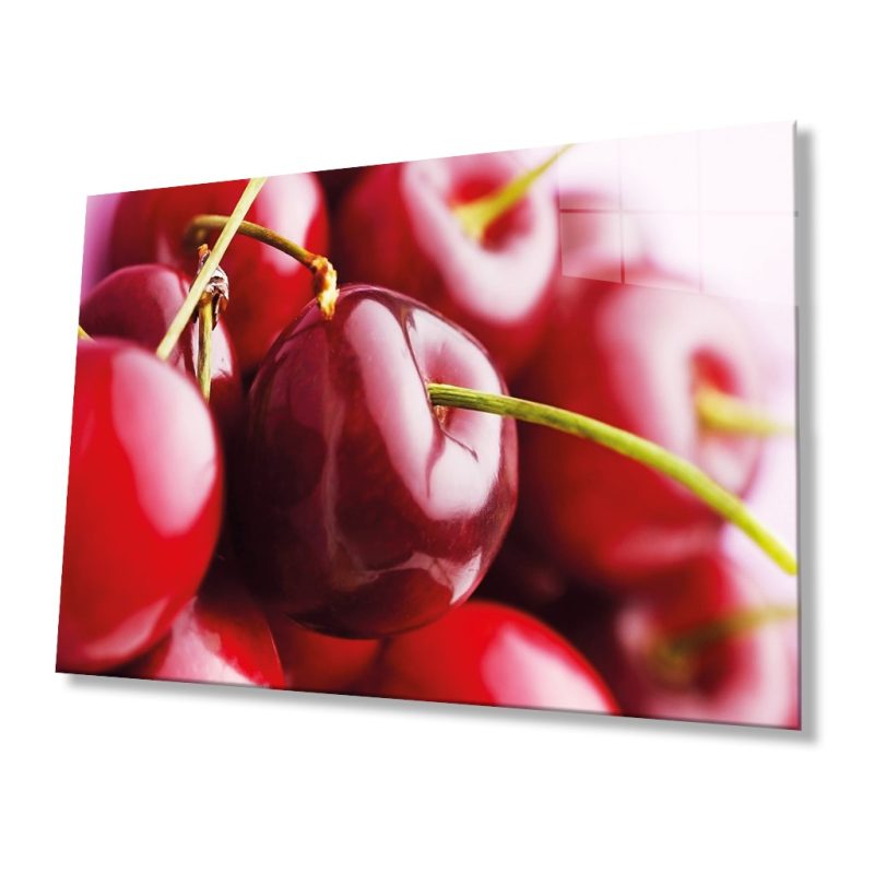 Meyveler Cam Tablo 4mm Dayanıklı Temperli Cam