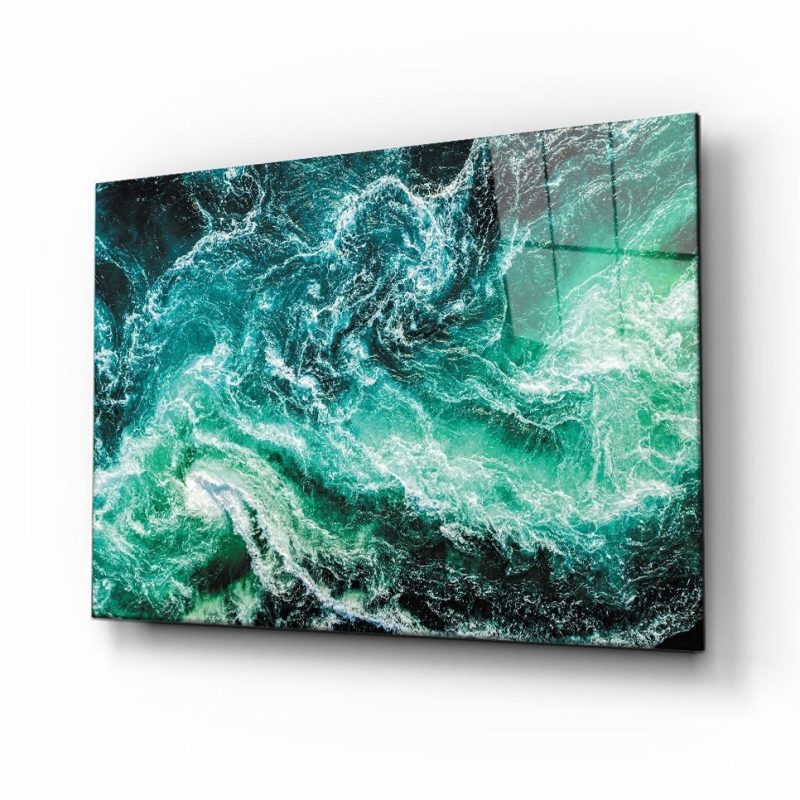 Soyut Cam Tablo 4mm Dayanıklı Temperli Cam