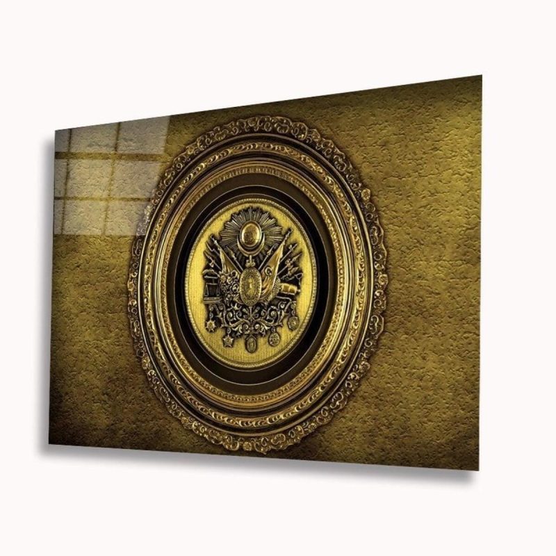 Tuğralı Cam Tablo 4mm Dayanıklı Temperli Cam