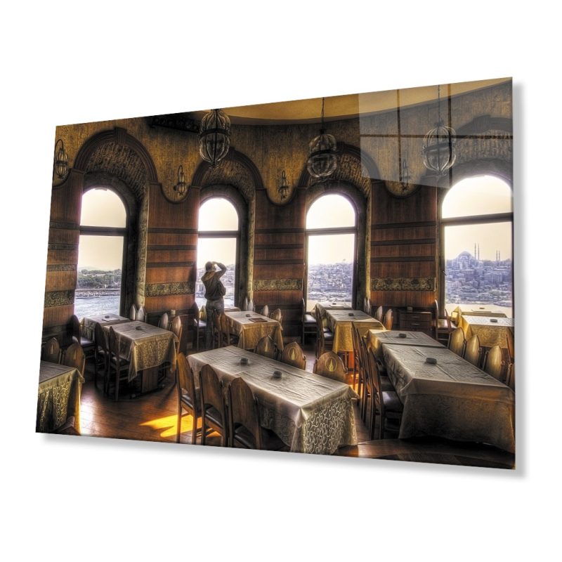 İstanbul Galata Kulesi Cam Tablo