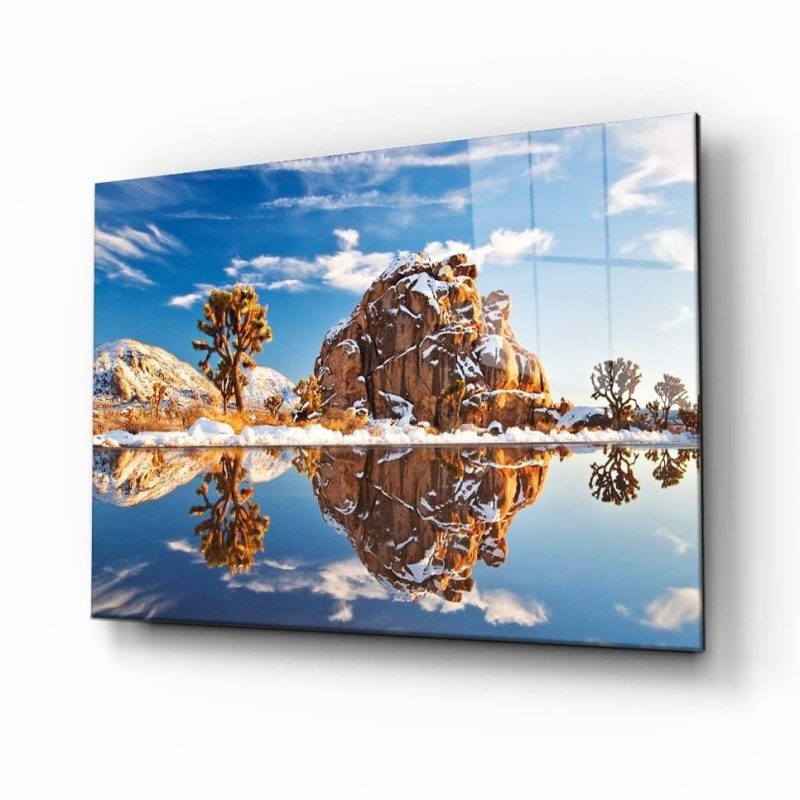 Doğa Manzara Cam Tablo 4mm Dayanıklı Temperli Cam