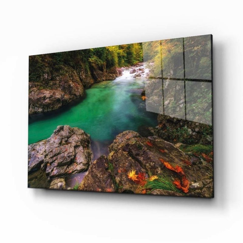 Doğa Manzara Cam Tablo 4mm Dayanıklı Temperli Cam