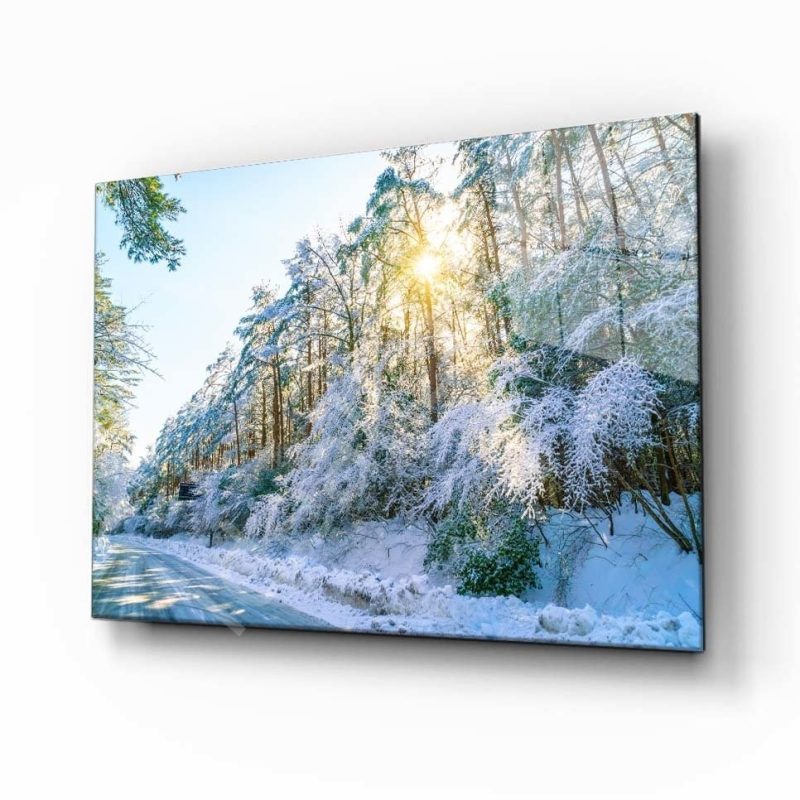 Doğa Manzara Cam Tablo 4mm Dayanıklı Temperli Cam