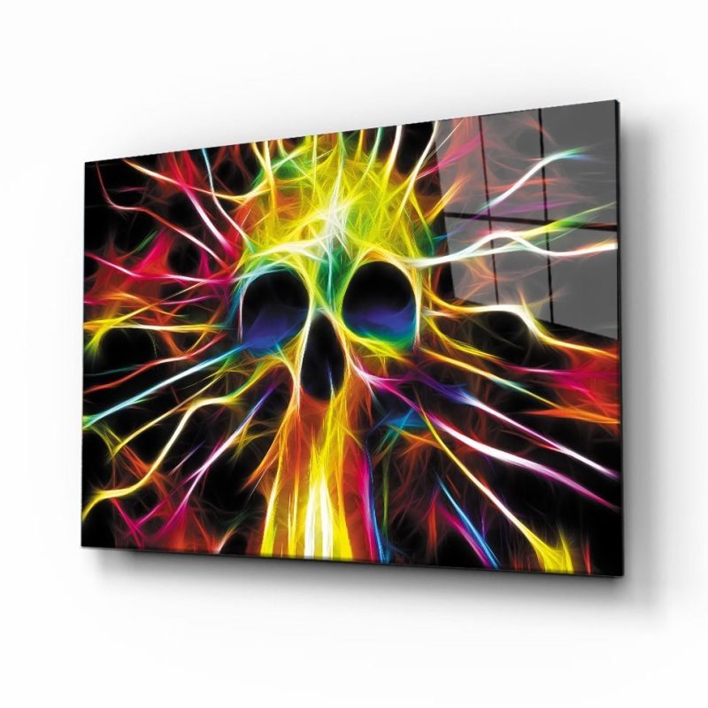 Soyut Cam Tablo 4mm Dayanıklı Temperli Cam