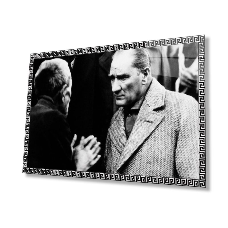 Atatürk Cam Tablo 4 mm Dayanıklı Temperli Cam