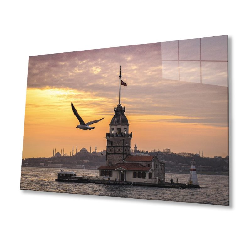Kız Kulesi 2 Cam Tablo