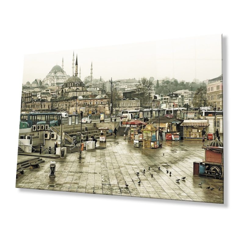 İstanbul Manzara Cam Tablo
