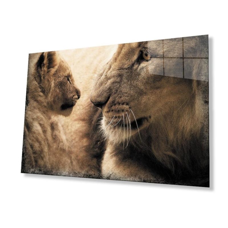 Aslan Cam Tablo 4mm Dayanıklı Temperli Cam