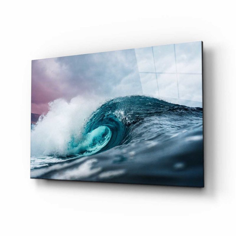 Deniz Manzara Cam Tablo 4mm Dayanıklı Temperli Cam