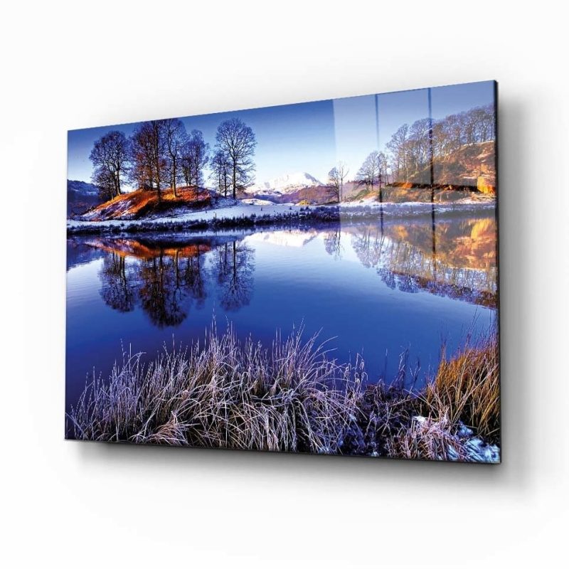 Doğa Manzara Cam Tablo 4mm Dayanıklı Temperli Cam