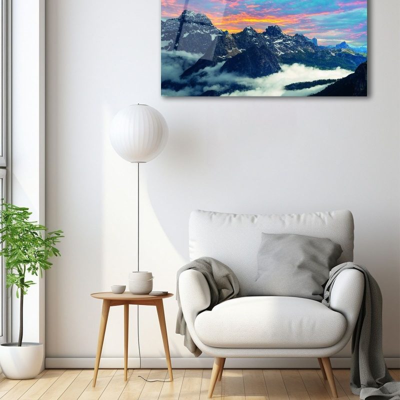 Dekoratif Duvar Tablosu Temperli Cam Tablo MANZARA