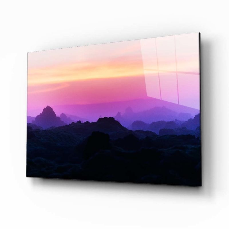 Doğa Manzara Cam Tablo 4mm Dayanıklı Temperli Cam