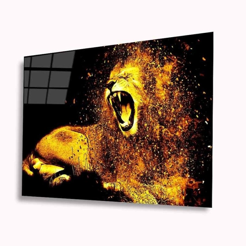 Aslan Cam Tablo 4mm Dayanıklı Temperli Cam