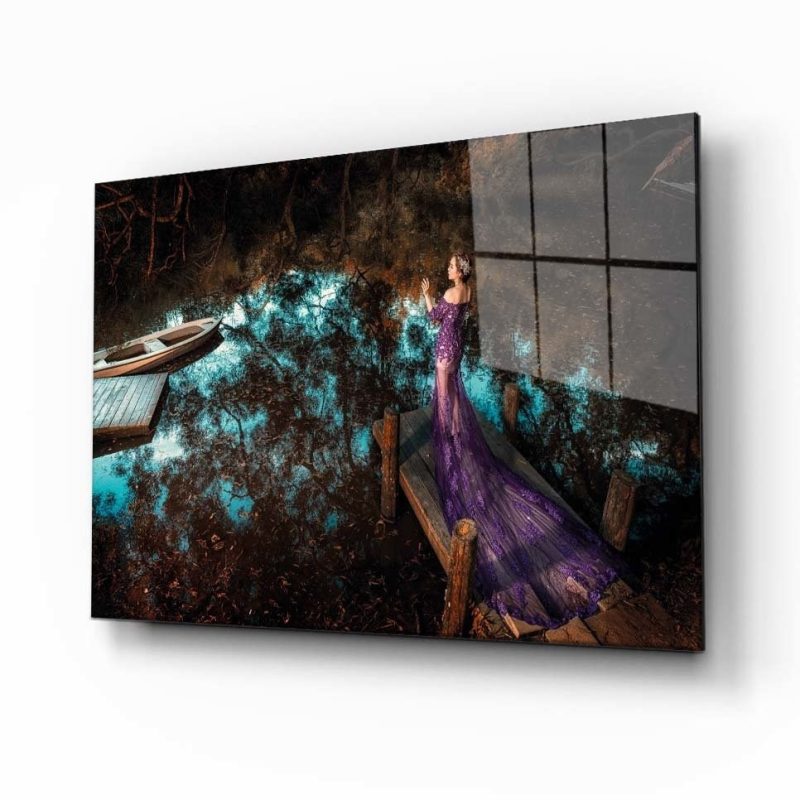 Doğa Manzara Cam Tablo 4mm Dayanıklı Temperli Cam