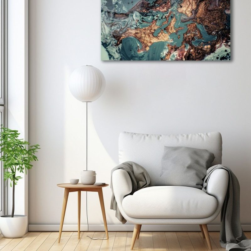 Dekoratif Duvar Tablosu Temperli Cam Tablo harita