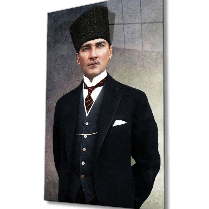 Atatürk 4mm Dayanıklı Cam Tablo Temperli Cam