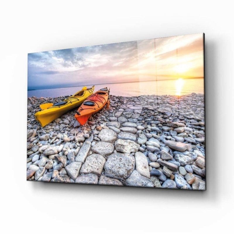 Doğa Manzara Cam Tablo 4mm Dayanıklı Temperli Cam