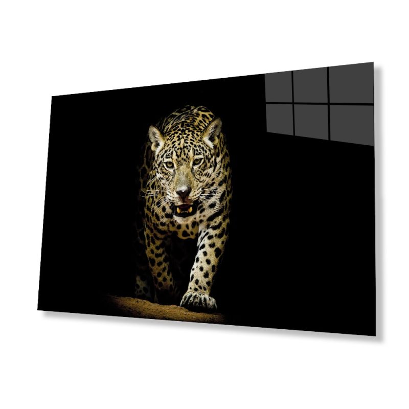 Kaplan 11 Hayvan Cam Tablo