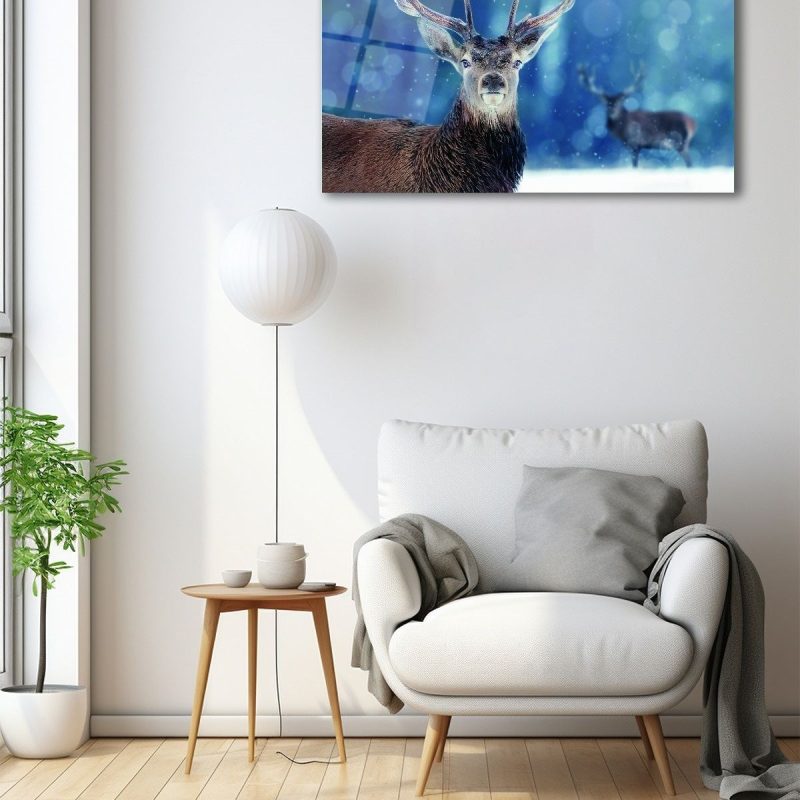 Dekoratif Duvar Tablosu Temperli Cam Tablo 36x23 cm