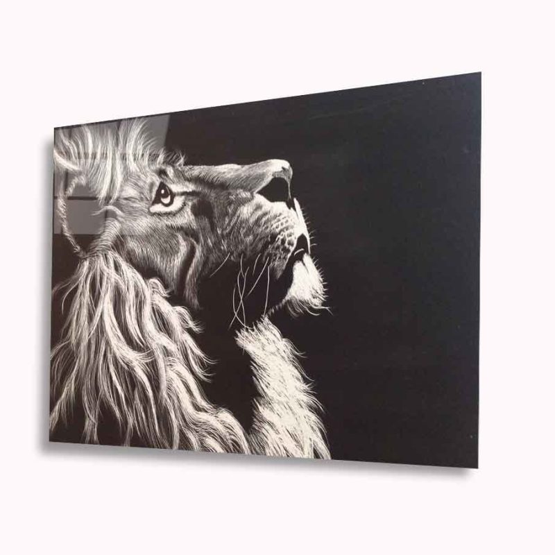 Aslan Cam Tablo 4mm Dayanıklı Temperli Cam