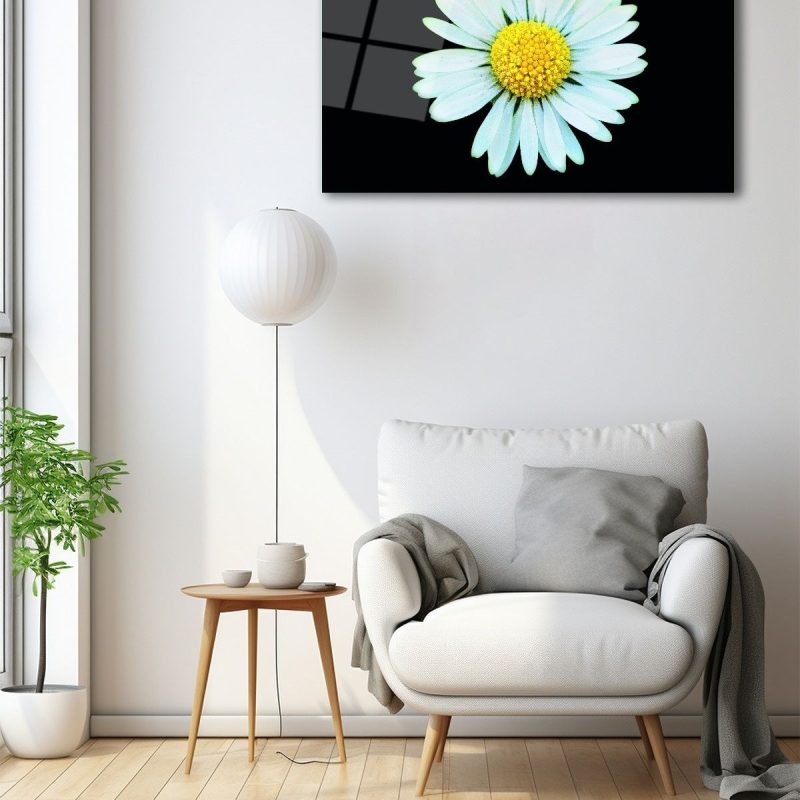 Dekoratif Duvar Tablosu Temperli Cam Tablo 36x23 cm