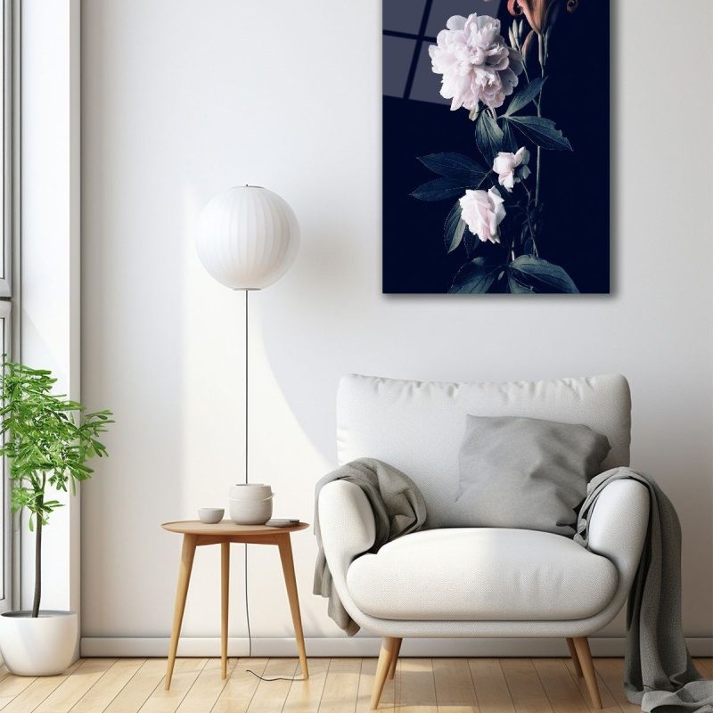 Dekoratif Duvar Tablosu Temperli Cam Tablo 36x23 cm