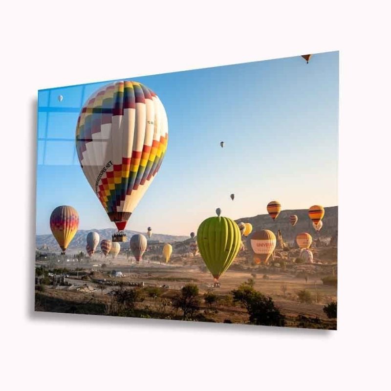 Uçan Balonlar Cam Tablo 4mm Dayanıklı Temperli Cam