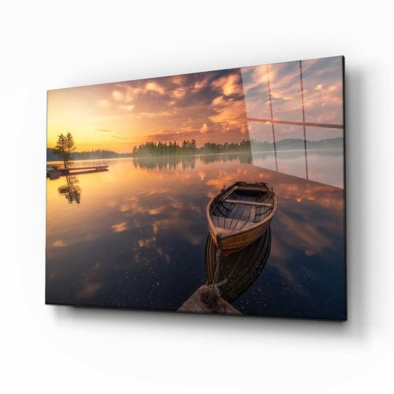 Doğa Manzara Cam Tablo 4mm Dayanıklı Temperli Cam