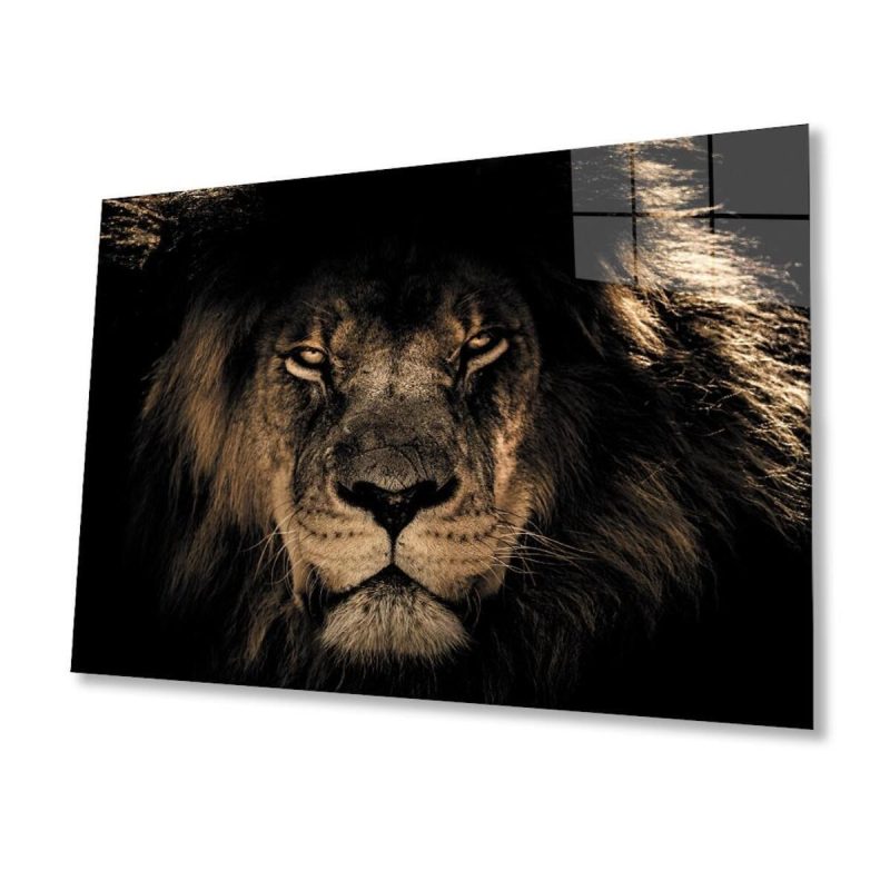 Aslan Cam Tablo