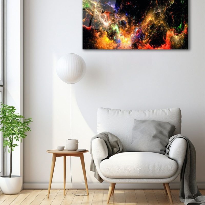 Dekoratif Duvar Tablosu Temperli Cam Tablo 110 x 70 cm