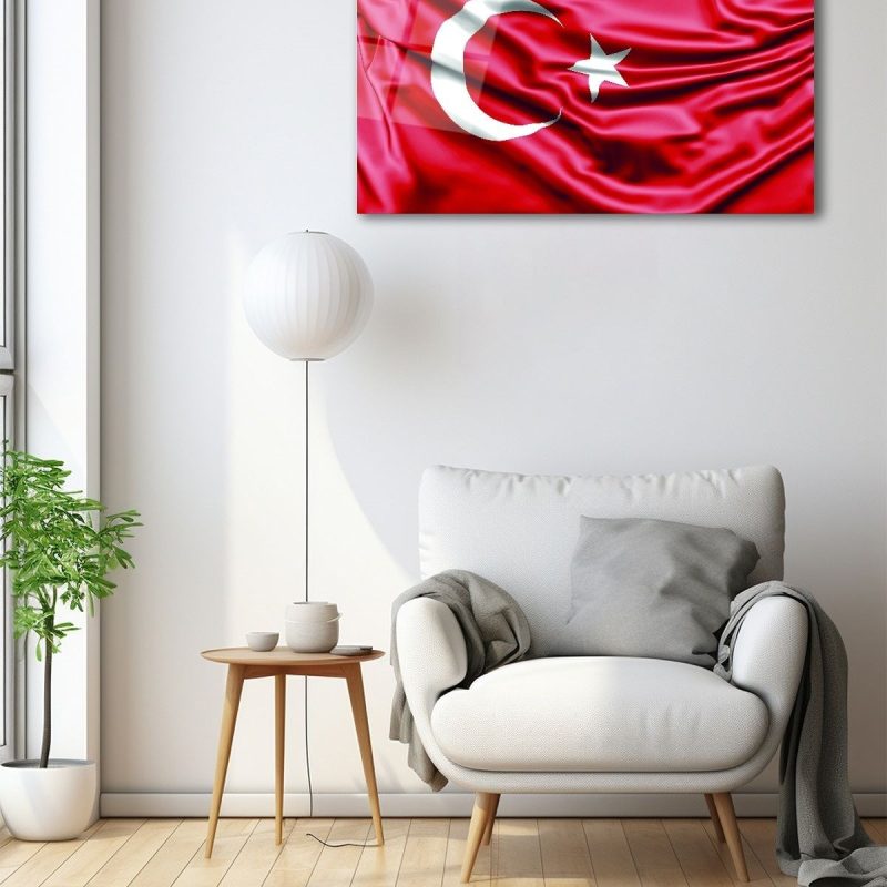 Dekoratif Duvar Tablosu Temperli Cam Tablo 36x23 cm