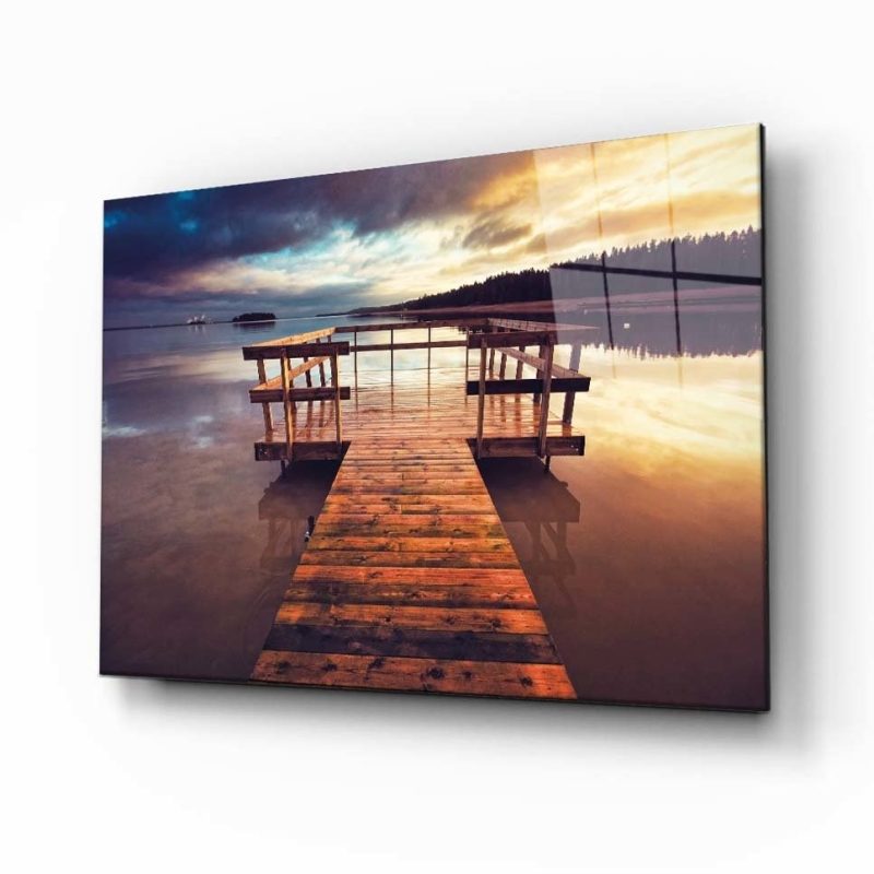 Doğa Manzara Cam Tablo 4mm Dayanıklı Temperli Cam