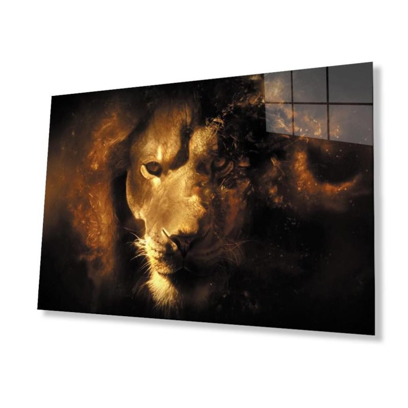 Aslan Cam Tablo 4mm Dayanıklı Temperli Cam
