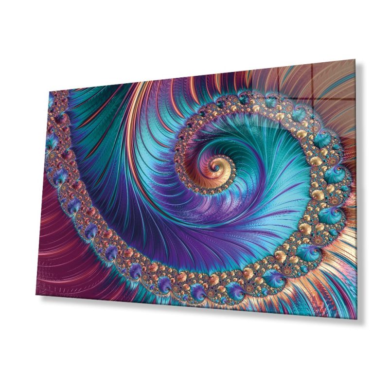 Renkli Soyut Sanatı Cam Tablo, Ev ve Ofis Duvar Dekoru, Hediyelik Büyük Temperli 4 mm Cam Tablo