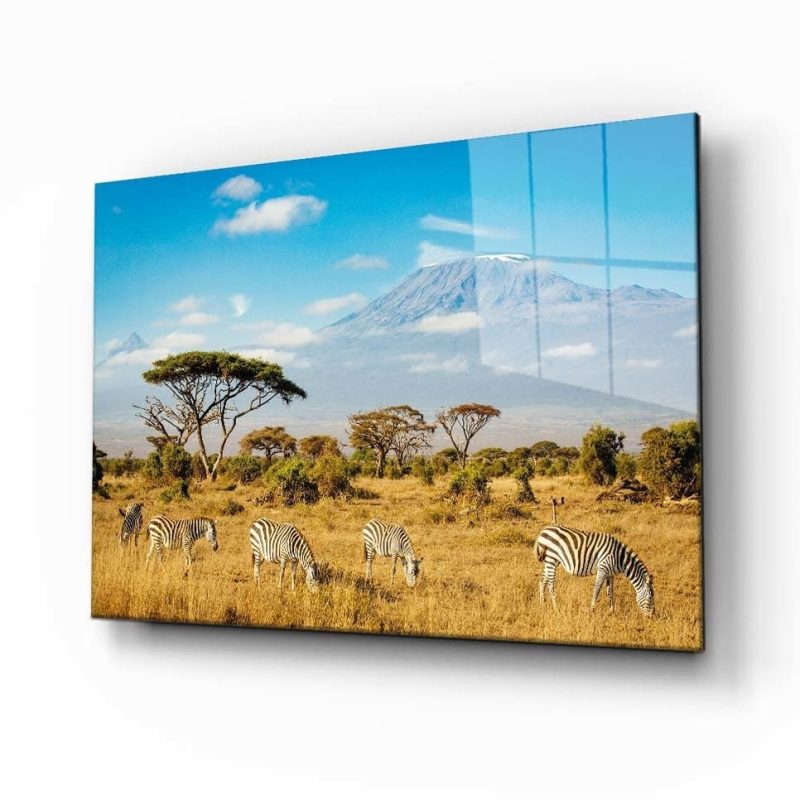 Doğa Manzara Cam Tablo 4mm Dayanıklı Temperli Cam