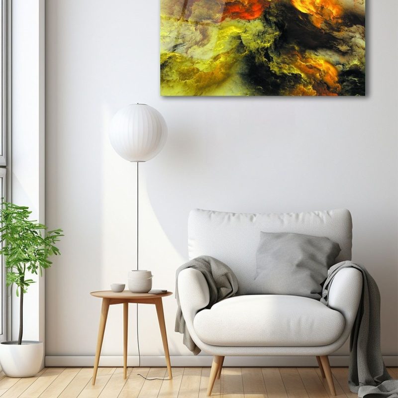 Dekoratif Duvar Tablosu Temperli Cam Tablo 36x23 cm