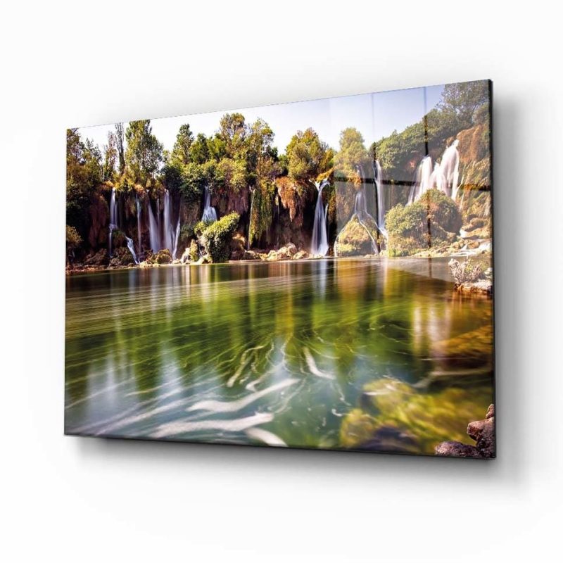 Doğa Manzara Cam Tablo 4mm Dayanıklı Temperli Cam