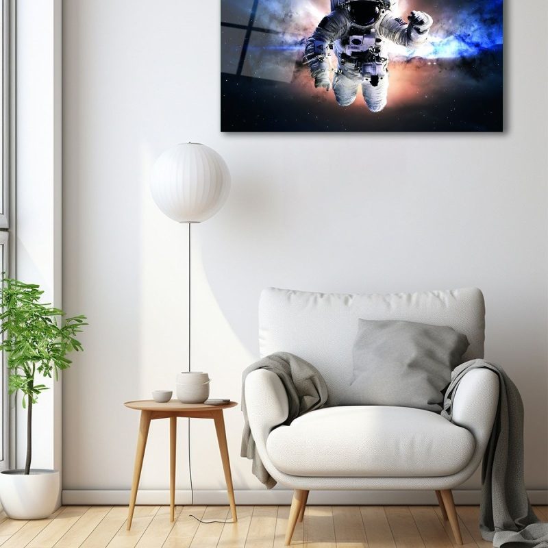 Dekoratif Duvar Tablosu Temperli Cam Tablo ASTRONOT