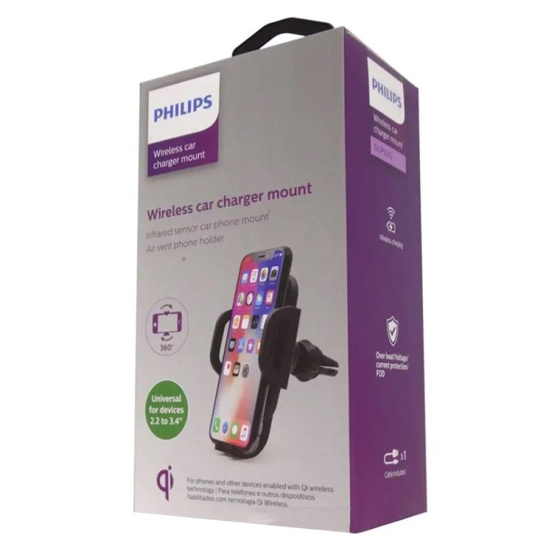 Philips DLP9315 /97 Kablosuz Araç Şarj + Araç İçi Telefon Tutucu