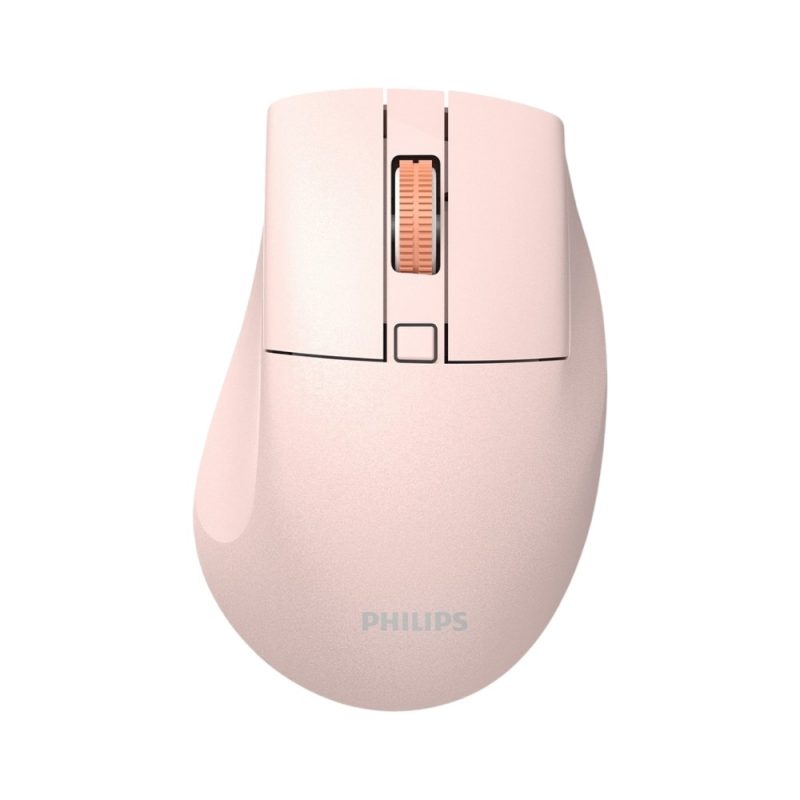Philips SPK7528P Dual Mod 2.4 GHz + Bluetooth 1600DPI Ergonomik Sessiz Optik Mouse Pembe