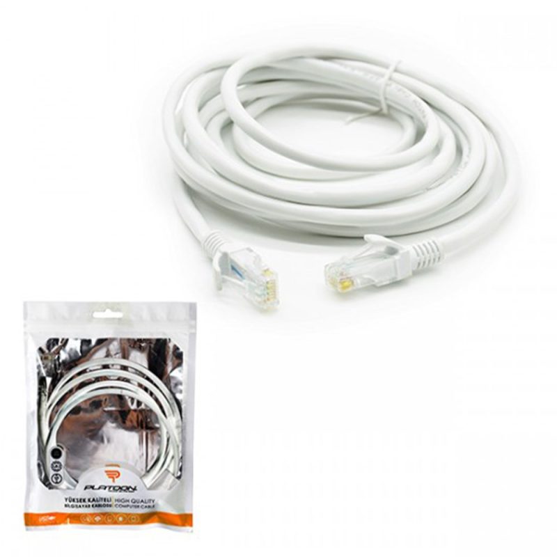 Platoon PL-6105 3M Ethernet Patch Poşetli CAT6 Kablo