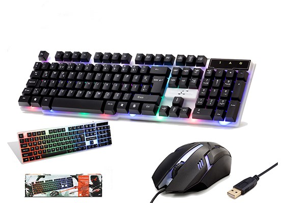 Platoon PL-357 Oyuncu Işıklı Klavye Mouse Set