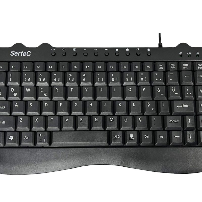 Sertec STC-920A Usb Kablolu Mini Multimedya Q Klavye
