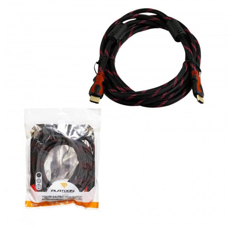 Platoon PL-8012 3M HDMI İpli Poşetli Kablo