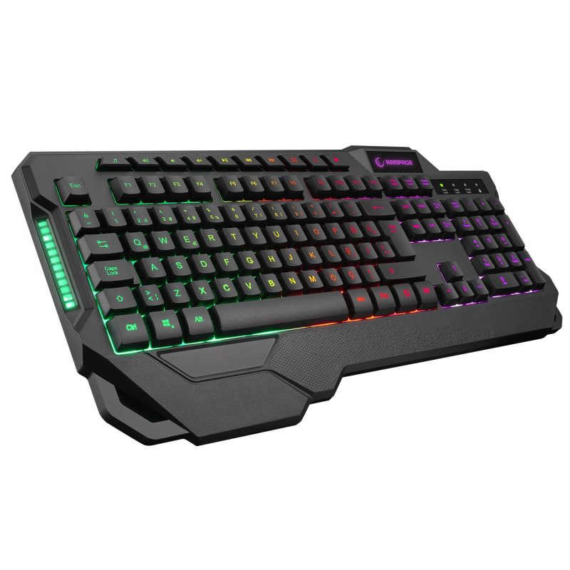 Rampage KB-R46 CARISMA USB Rainbow Aydınlatmalı Q Gaming Oyuncu Klavye