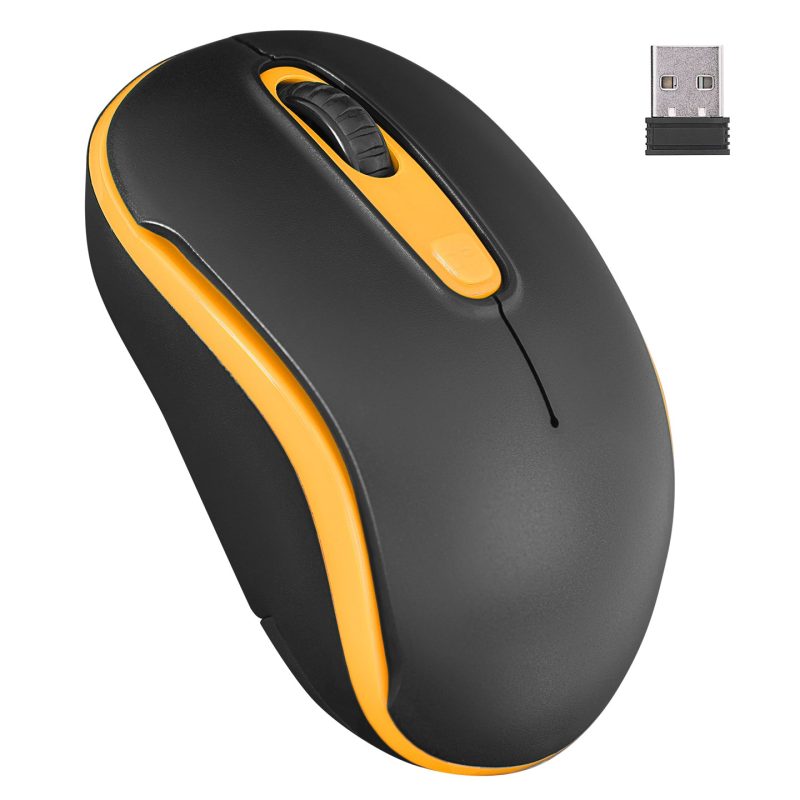 Everest SM-804 Usb Siyah/Turuncu 800/1200/1600dpi Kablosuz Mouse