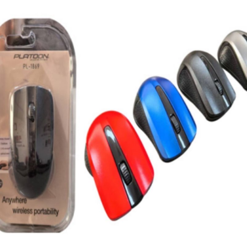 Platoon PL-1869 Usb Gri 2.4Ghz Kablosuz Mouse