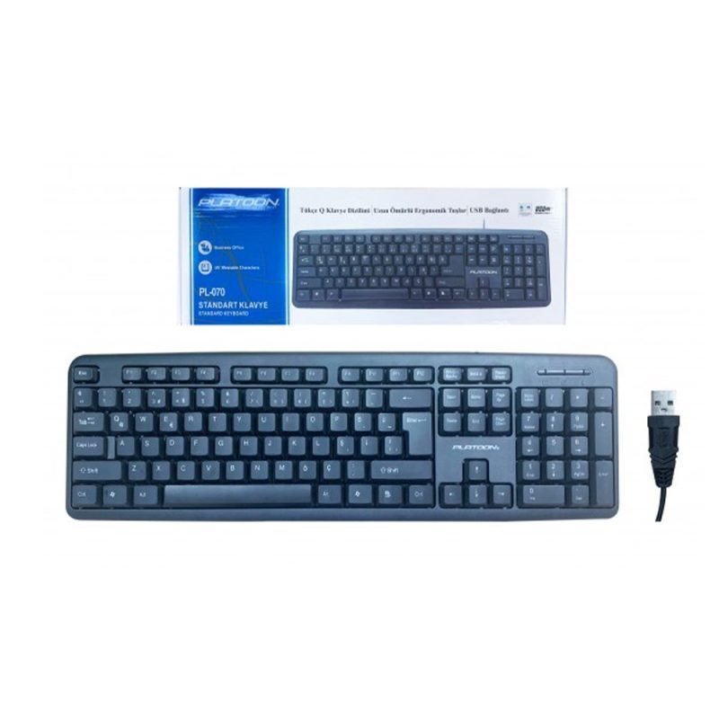Platoon PL-070 USB Standart Klavye
