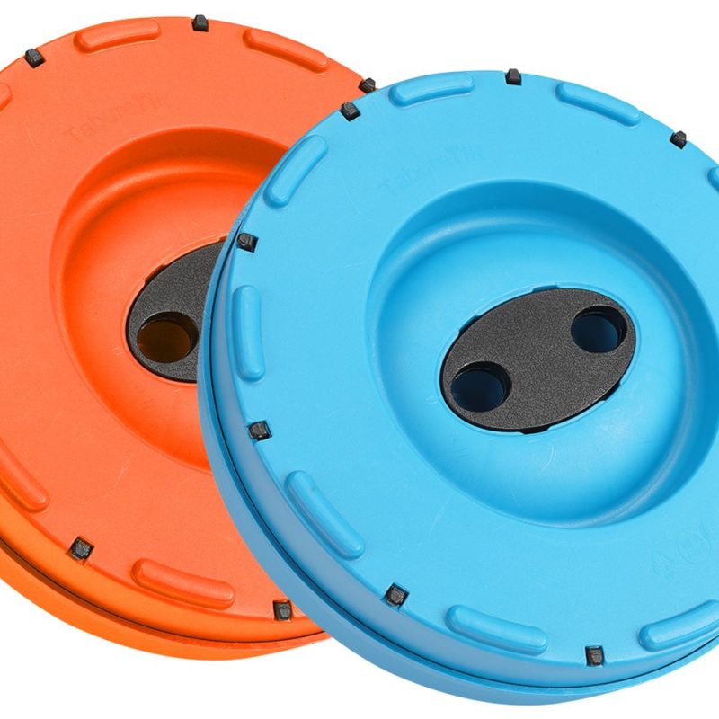 Taburetik Katlanır Kırmızı/Mavi Tabure