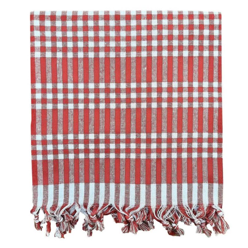 170x170 Pötikare Yer Sofra Bezi Piknik Masa Örtüsü Saçaklı